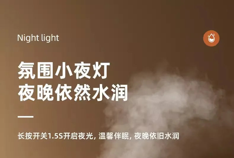 Humidifier Air Purifier Double Spray Humidifier with Night Light Quiet Humidifier Cool Mist Aromatherapy Heavy Fog Home Tool New