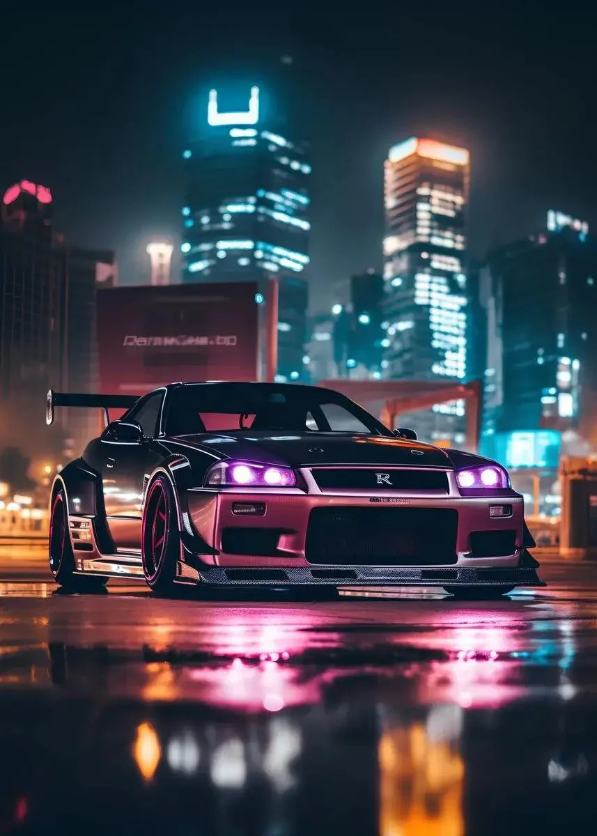 Car Wall Art Picture GTR Vehicle Modern Canvas Painting Poster and Prints for Living Room Bedroom