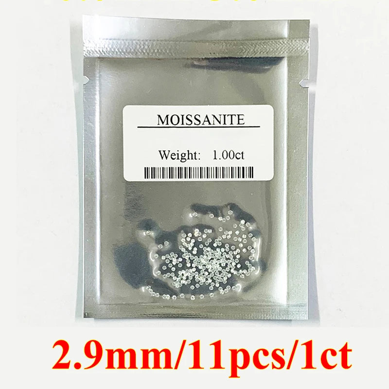 DJMAX Factory Direct Sales Moissanite Loose Stone D Color Moissanita Gemstone Lab Grown Diamond Certified Black Moissanite Stone