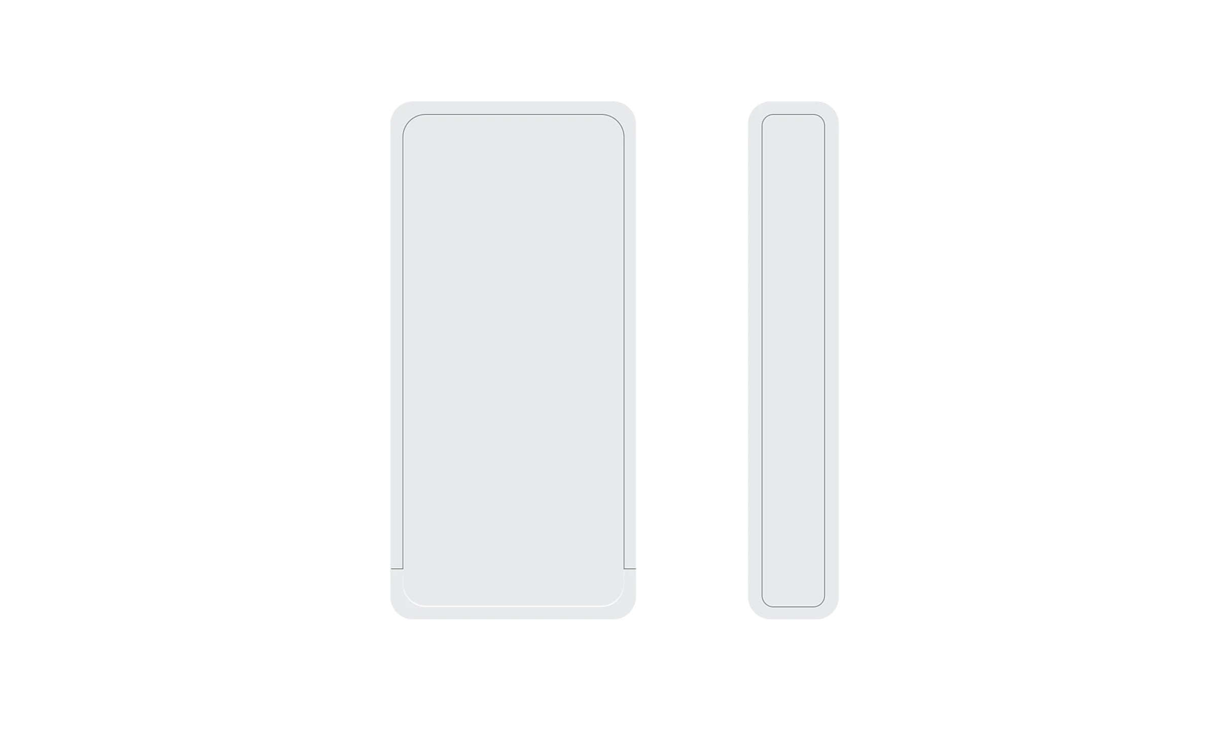 GIRIER Smart Door and Window Sensor ZigBee 3.0 Wireless Contact Detector for Smart Home Security Works with Home Assistant 2MQTT