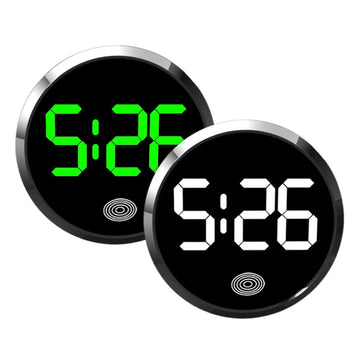 Car Clocks for Dash Touch-Control Digital Small Clock Light Watch with LED Display for Vehicle RV Home Travel Fridge Classroom