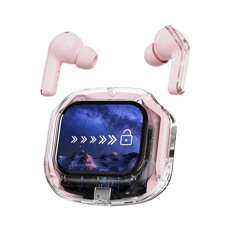 Wireless Bluetooth-compatible Earphones Air31 intelligent Touch Color LCD Screen TWS Earbuds HIFI Noise Reduction Stereo Headset