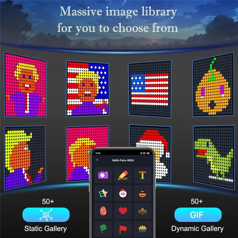 400LEDs 2X2Meters Smart Curtain Lights DIY Text LED String RGB Waterproof Fairy Lights Music Sync Display for Window Party Decor