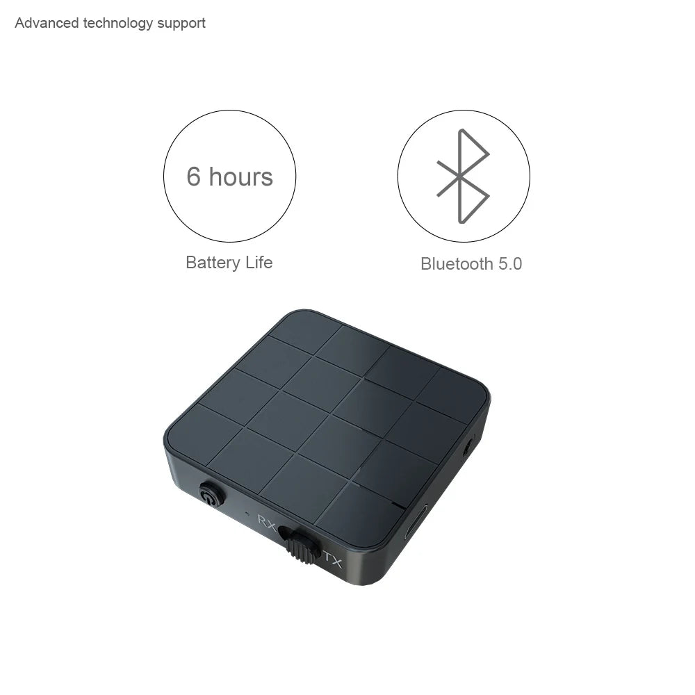Bluetooth-compatible 5.0 Audio Receiver Transmitter AUX RCA 3.5 Jack USB Music Stereo Wireless Adapters Dongle For TV PC Speaker