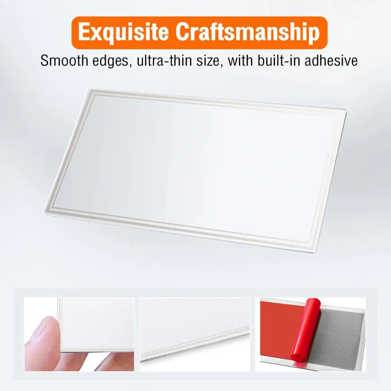 Car Makeup Mirror Stainless Steel Portable Auto Sun-Shading Visor HD Mirrors Car-styling Auto Interior Mirror