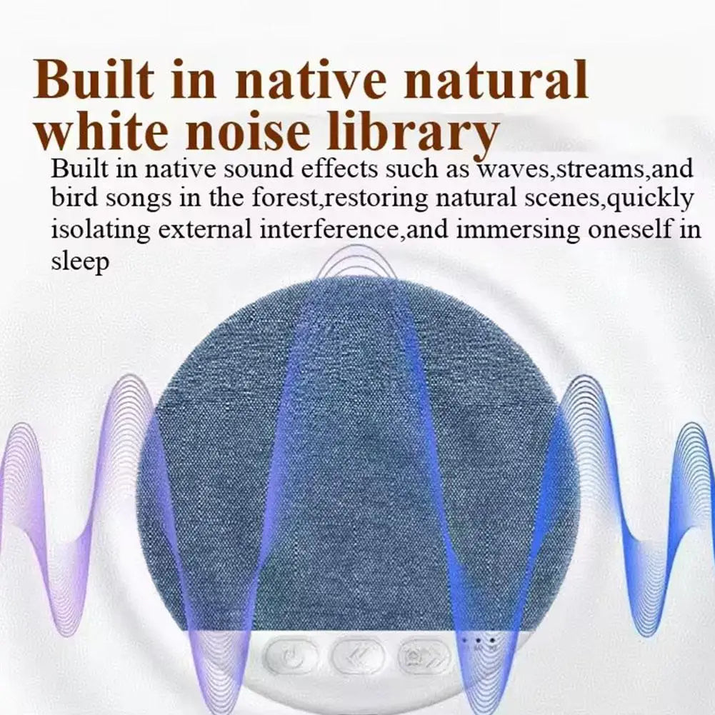 Speaker Bluetooth 5.4 Bedroom Pillow Under Pillow Sound Machine With White Noise Scheduled On/Off HiFi Stereo Sound Heavy Bass