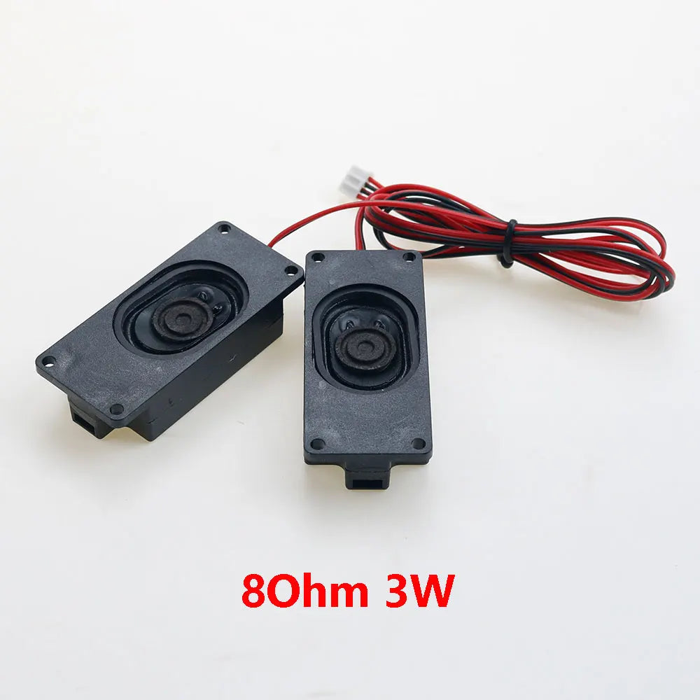 1pair Audio Portable Speakers 4Ohm / 8Ohm 3W / 5W/ 10W Computer Speaker Advertising LCD TV Speakers Loudspeaker Rectangle Speake