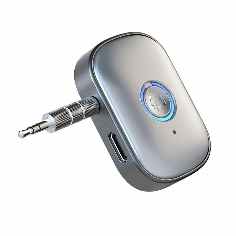 Bluetooth 5.3 Audio Receiver AUX 3.5mm Jack Stereo Wireless Audio Adapter with Microphone for Car Earphones TV Speakers