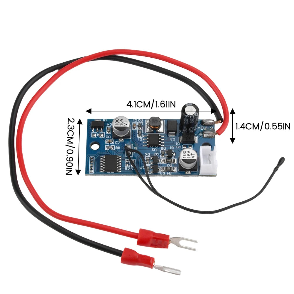 DC 6-70V Cooling fan Intelligent temperature control module Chassis cooling Motor Speed Controller For Computer PC