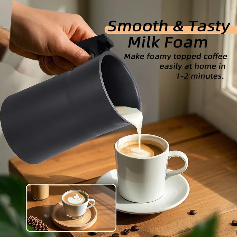 Electric Milk Frother Milk Foam Machine For Coffee Cappuccino Latte Hot and Cold Foam Maker Automatic Milk Frother Foamer