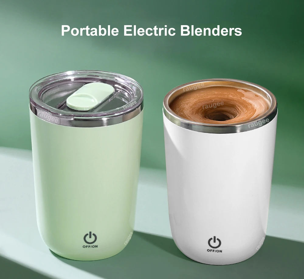 Electric Blenders 350ml Portable Mixer Machine Rechargeable Magnetic Self Mixing Mug for Coffee Milk Powder Protein Powder