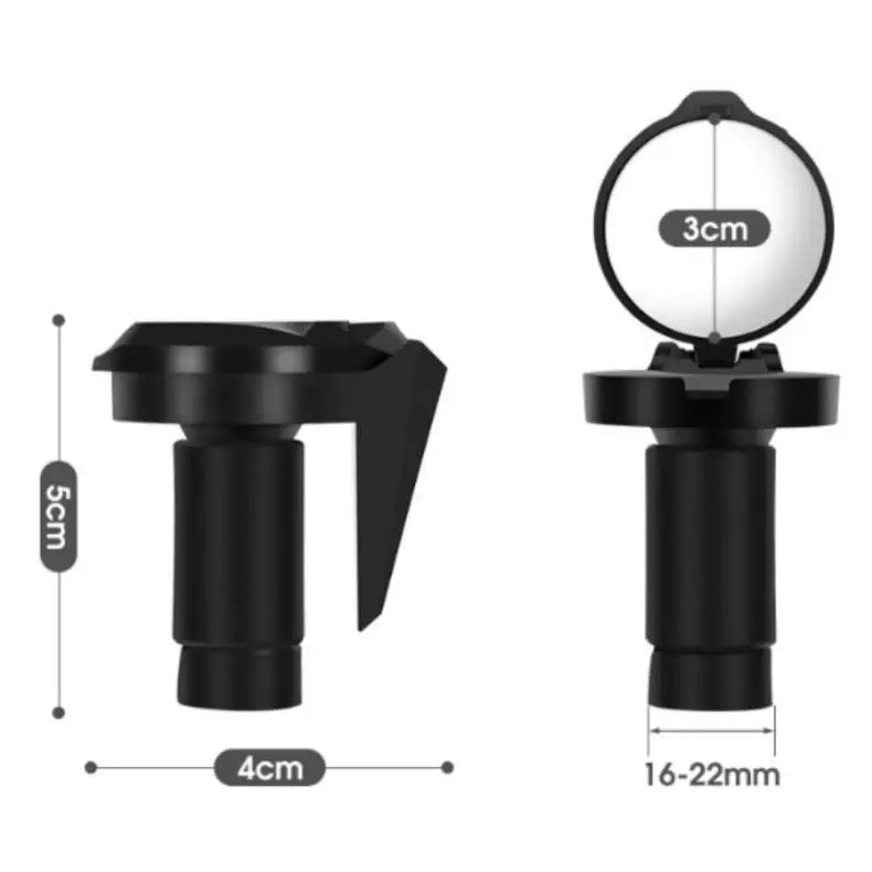 Bicycle Rearview Mirror Bike Handlebar End Mirror HD Mirrors 360° Rotate Convex MTB Road Bike Handlebar Mirrors Bike Accessories