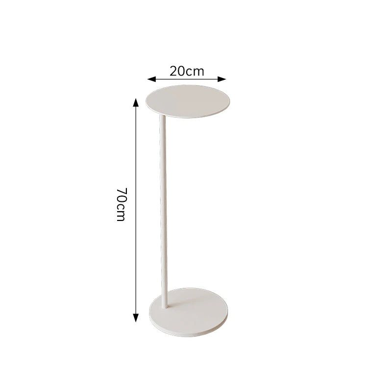 Corner Side Table for Living Room Narrow Sofa Gap Mini Coffee Table Outdoor Small Side Desk