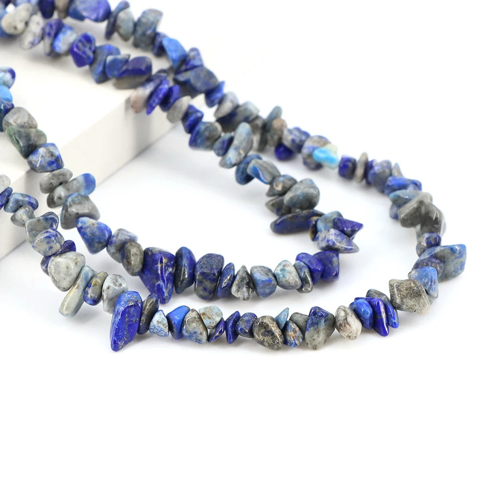 3-5mm/5-8mm Natural Garnet Amethyst Aquamarine Beads Irregular Freeform Chip Gravel Shape Stone Bead DIY Jewelry Making Bracelet