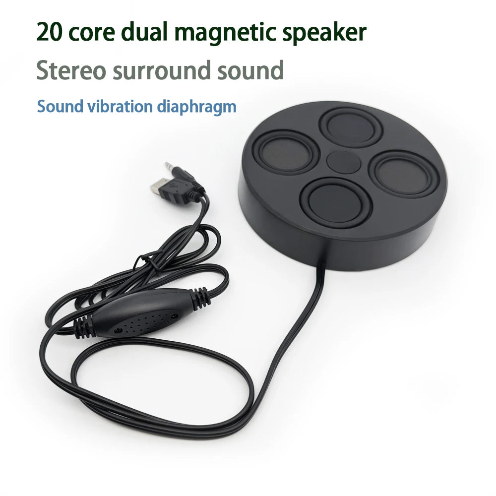USB speakers for PC 4.9“ ultrathin 26mm Magnetic Stereo surround sound 6Ohm 6Wx2 for laptop