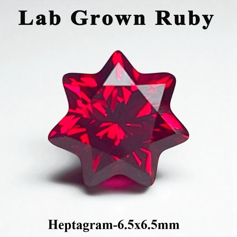 Top Lab Grown Ruby Oval Cut Pigeon Blood Red VVS1 Gemstone For Charms DIY Jewelry Making Selectable Certificate