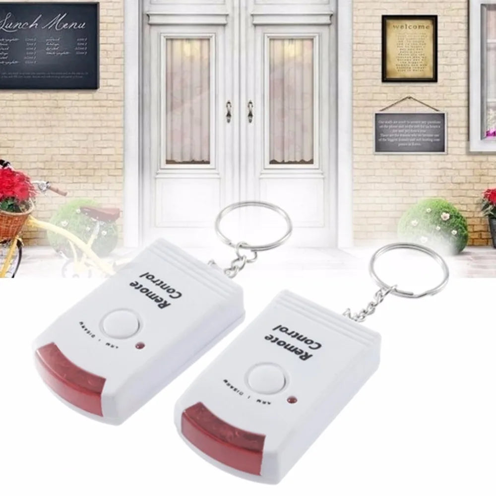 Wireless Motion Sensor Alarm Security Detector Indoor Outdoor Home Security System With Remote Control For House Garage