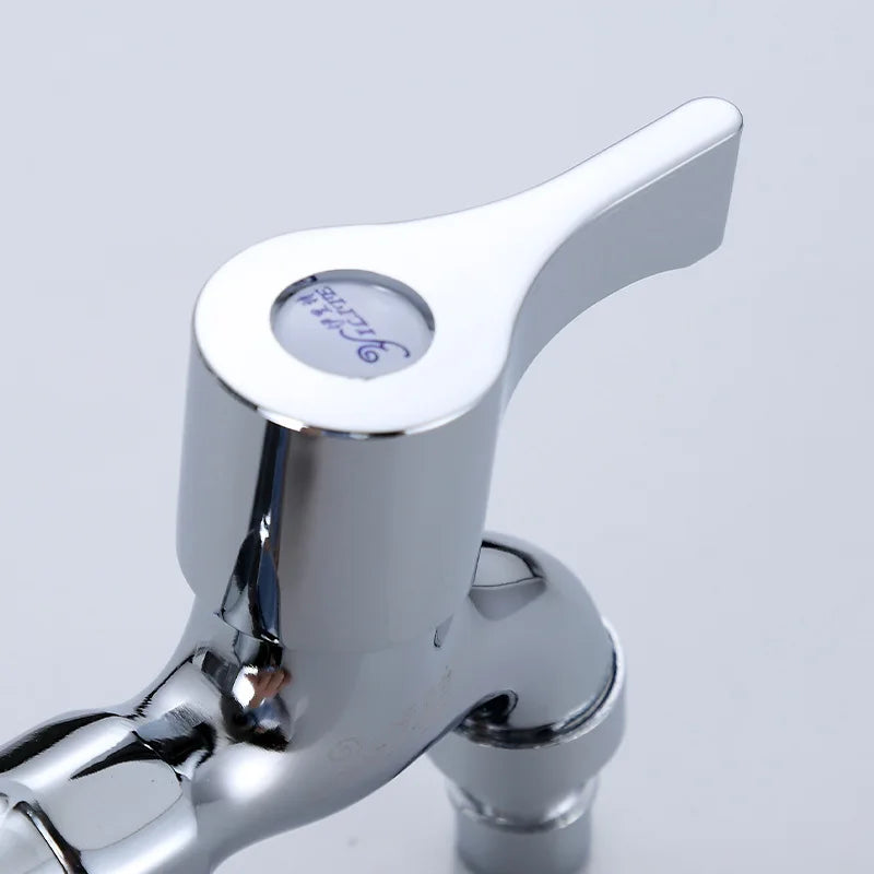 Washing Machine Tap 4-point Interface Double Ended Brass Faucet Mop Pool Expansion Faucet Multifunctional Bathroom Accessories