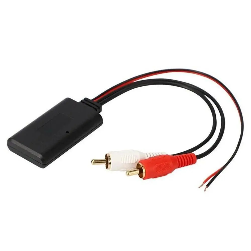 Durable Auto Audio Input Auto Play Wireless Music Stereo Radio Bluetooth Receiver Receiver Module AUX Receiver 2 RCA Cable