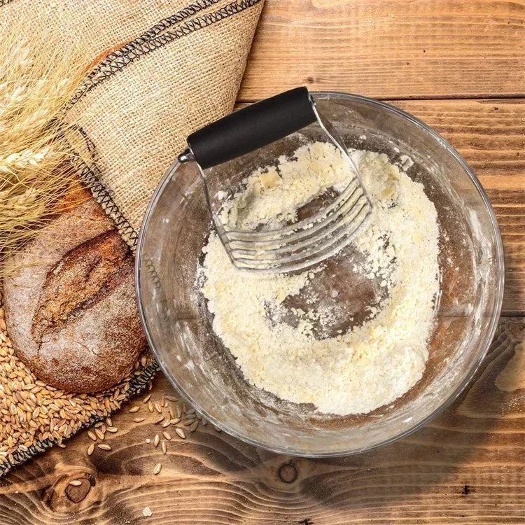 Multi-Purpose Dough Blender Mixer Cream Flour Mixer Scutters Flour Cutters Stainless Steel Powder Beater Rammer Baking Tools