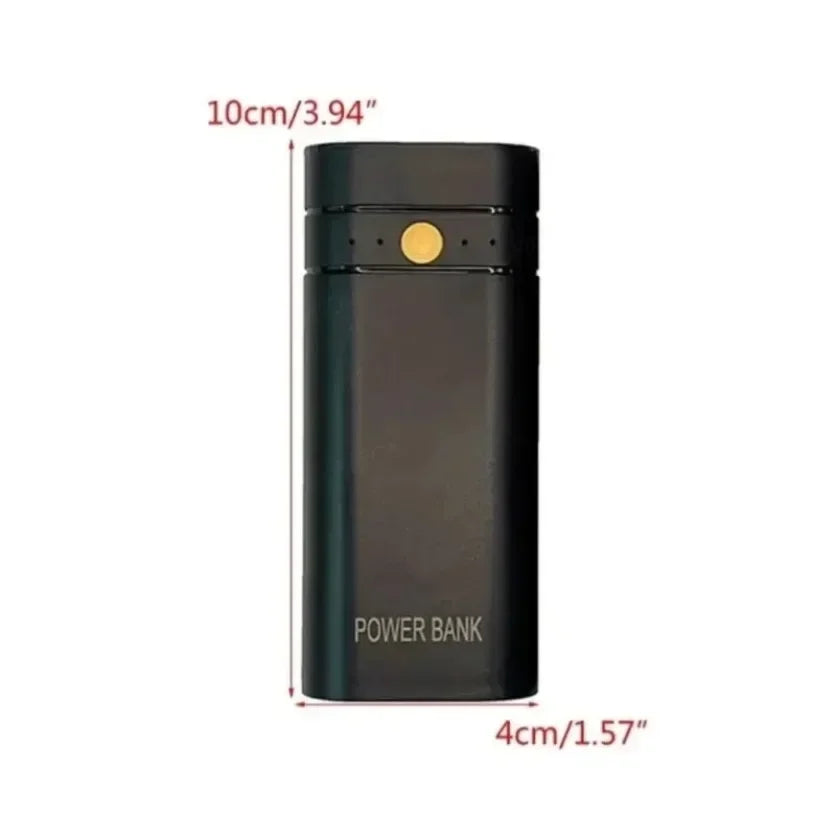 DIY Not Including Batteries Power Bank Box 5V 2A 6000mAh 2X 18650 USB Type-C Battery Charger Case For Phone Electronic Charging