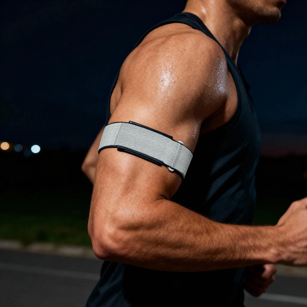 Bicep/Wrist Band For Amazfit Helio Strap Fitness Tracker Long Breathable Adjustable Nylon Strap for Arm/Ankle Wearing