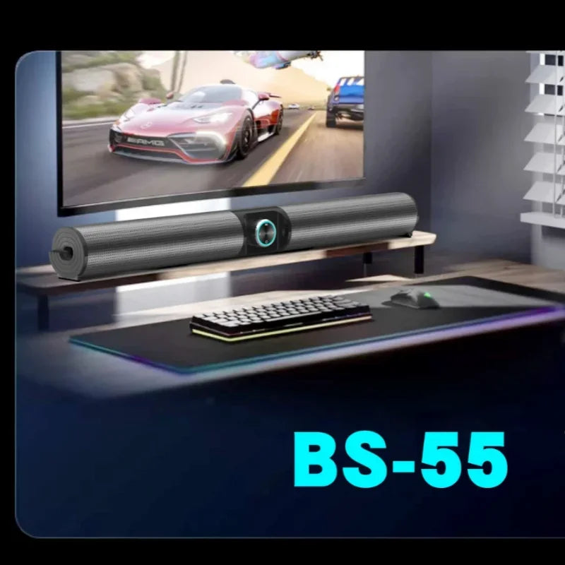 120W TV Bluetooth Speakers with 2-in-1 Detachable Home Cinema Shengba Sound System AUX/BT/OPT/FM Connections Soundbars