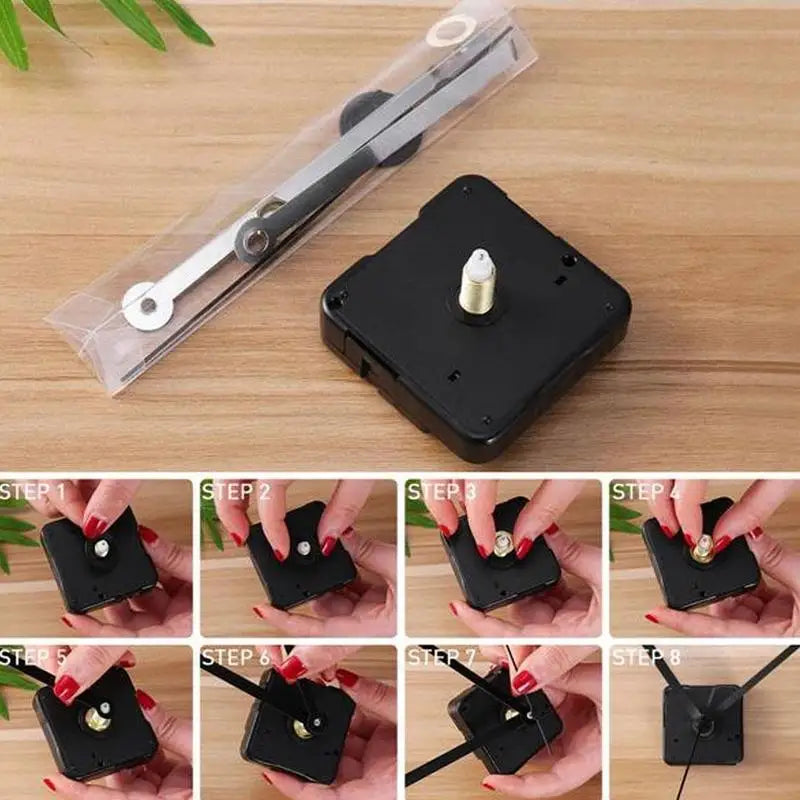 Clock Mechanism Silent Quartz Movement Machine Wall Hands Pointer Set Clockwork Table Hanging DIY Quartz Watch Repair Parts