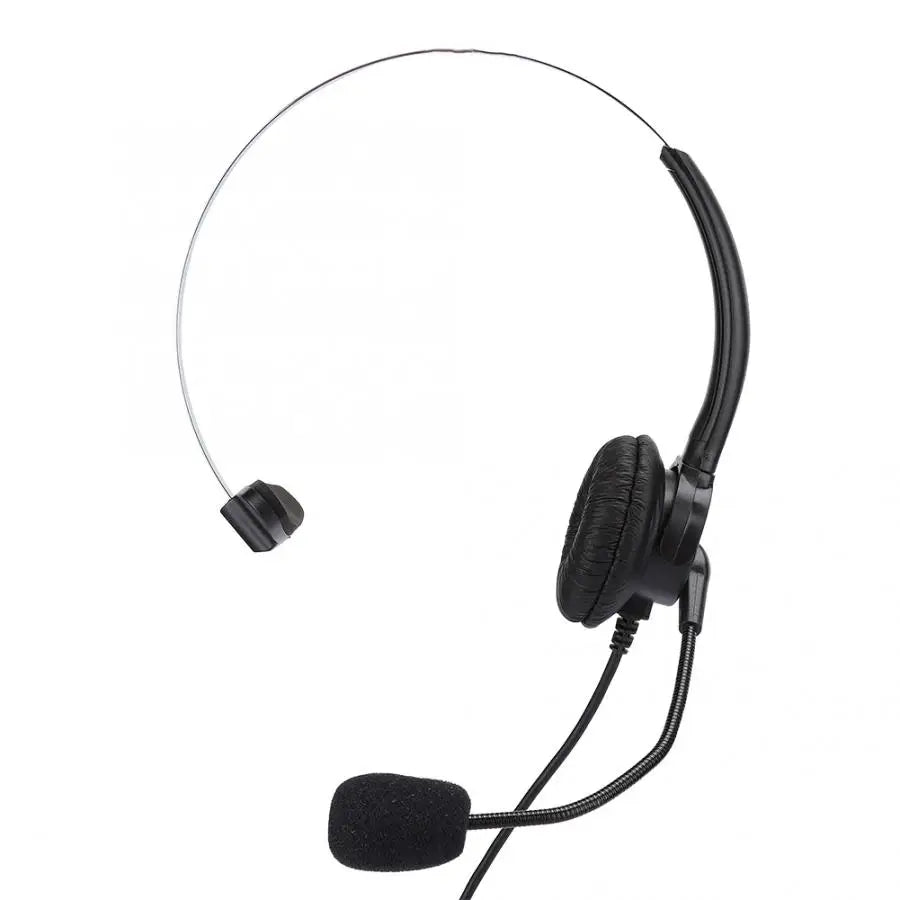 Headset Telephone Monaural Headset Landline Phone Headphone With Microphone For Home Use Auriculares Wired headset For Handle
