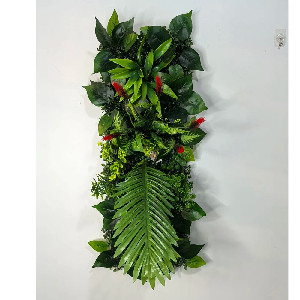 25*75CM Artificial Lawn  Plant Green Imitation Grass Plant Wall Panel Home Decoration Shingle Nail