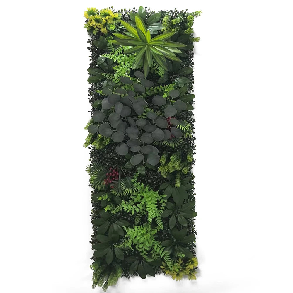40*120CM Artificial Lawn Home Decoration Plants Wall Panels Plants Grass Branches Mixed Lawn Moss Grass
