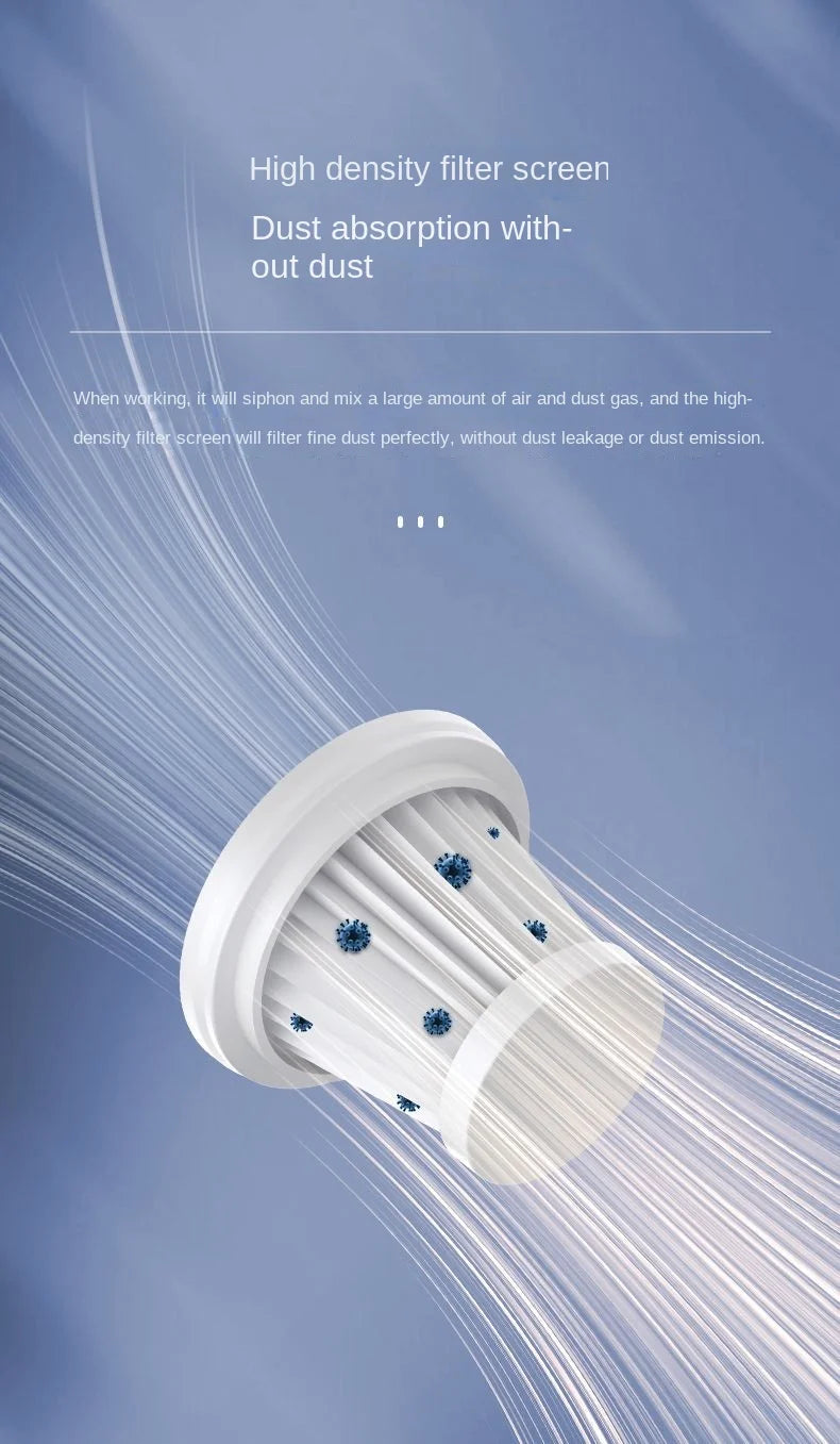 Combination Vacuum Cleaner USB Charging Car Household Vacuum Cleaner Small Car with Fully Automatic High Power Powerful Cleaning