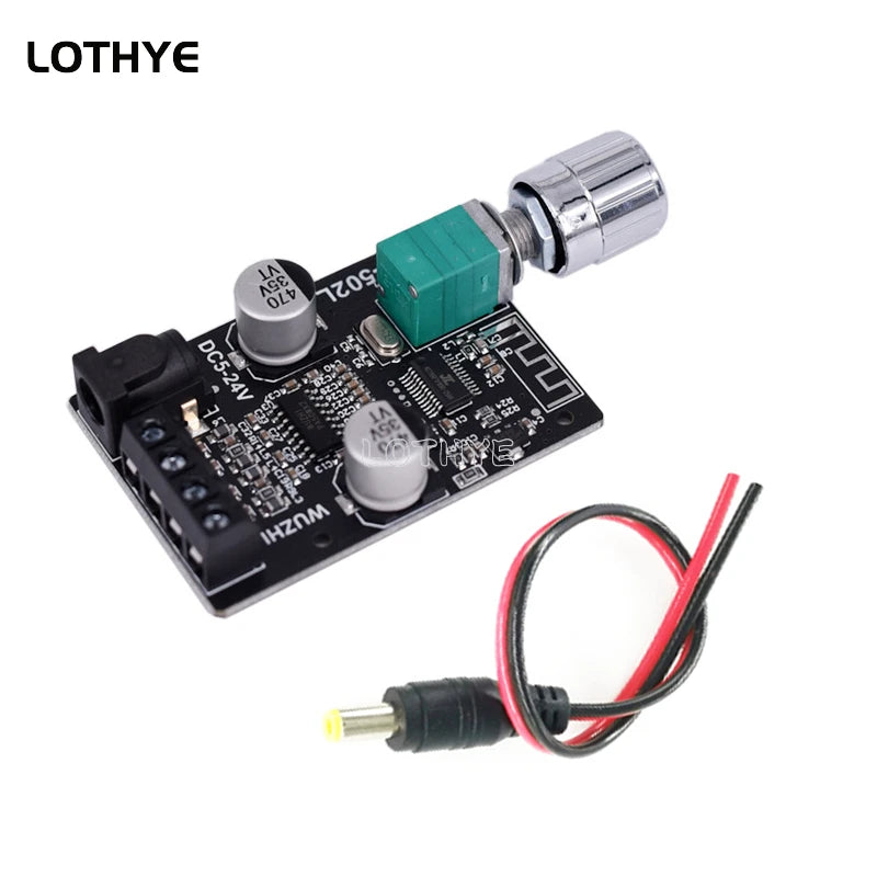 MINI Bluetooth 5.0 Audio Speakers DIY High Power Digital Amplifier Stereo Board 50W+50W AMP Amplificador Home Theater 502L