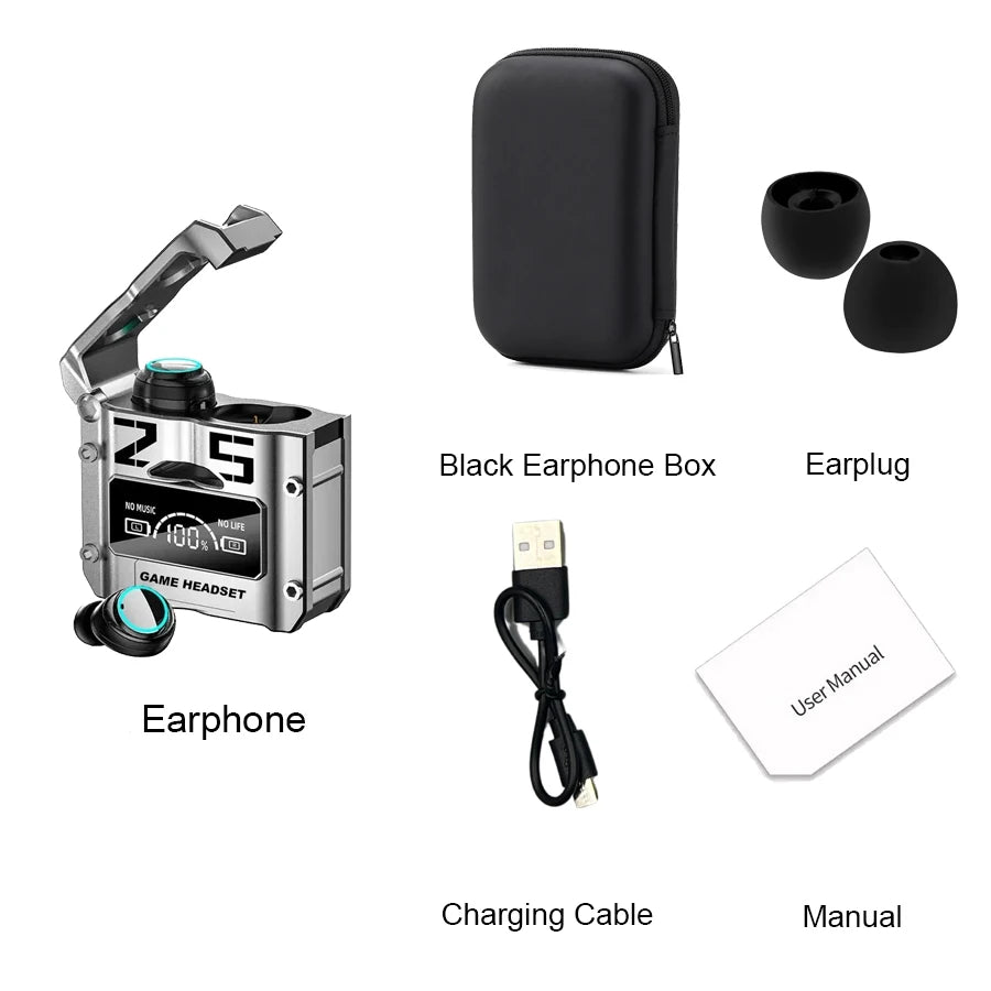 Original M25 TWS Wireless Headphones Earphones Bluetooth Touch Control Noise Reduction Stereo Earbuds Headsets for Xiaomi Iphone