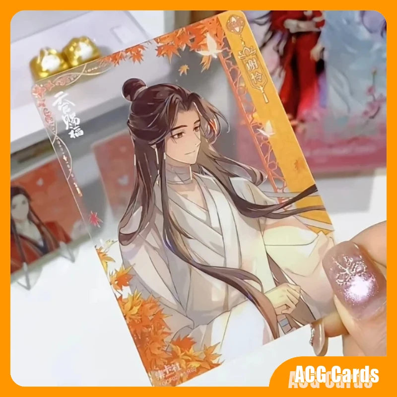 In Stock Tianguan Blessing Four Seasons Card Anime Anniversary Edition Collected Card Blind Box Original Nice Festival Gift Toys