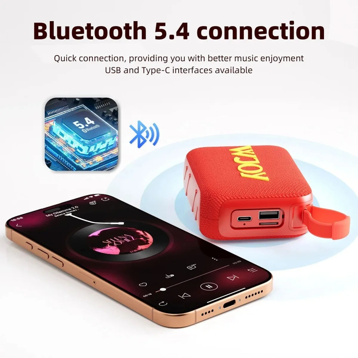 G04 Subwoofer Bluetooth 5.4 Speakers Mini Portable Soundbar IP67 Waterproof Outdoor Indoor Desktop HIFI Speaker for Home Theater