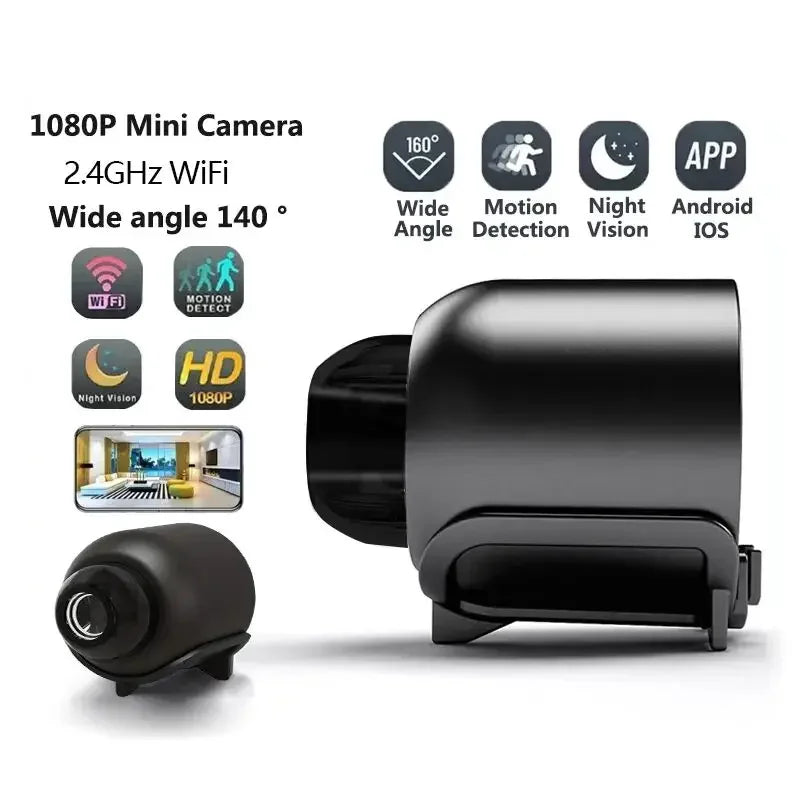 Wifi Portable Camera Smart Home 1080P HD With Night Vision Motion Detection Mini Surveillance Wifi For Home Security Cameras