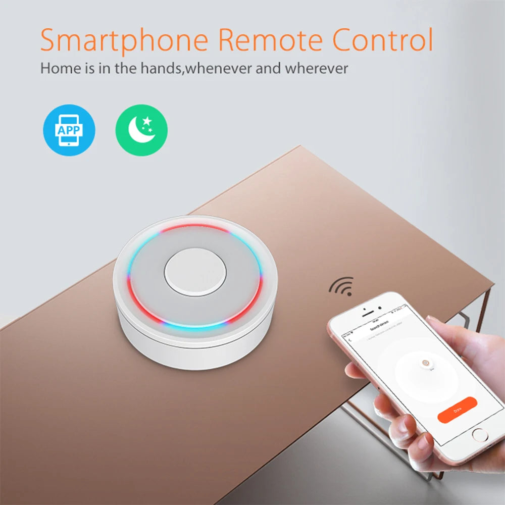 Tuya Smart Life ZigBee Smart Wireless/Wired Gateway Hub HomeSmart Bridge Remote Linkage Devices WiFi Central Control Host
