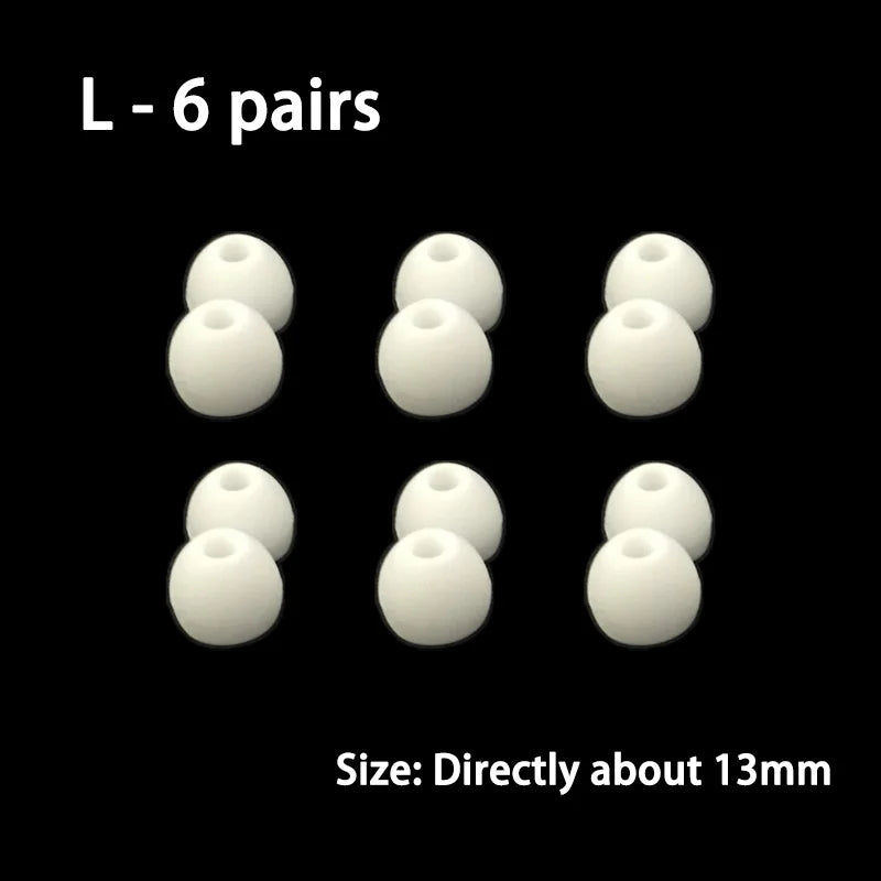Silicone Replacement Eartips Earbuds Cushions Ear Pads Cover Hearing Aid Headset Cap for In-Ear Headphones Earphones Accessories