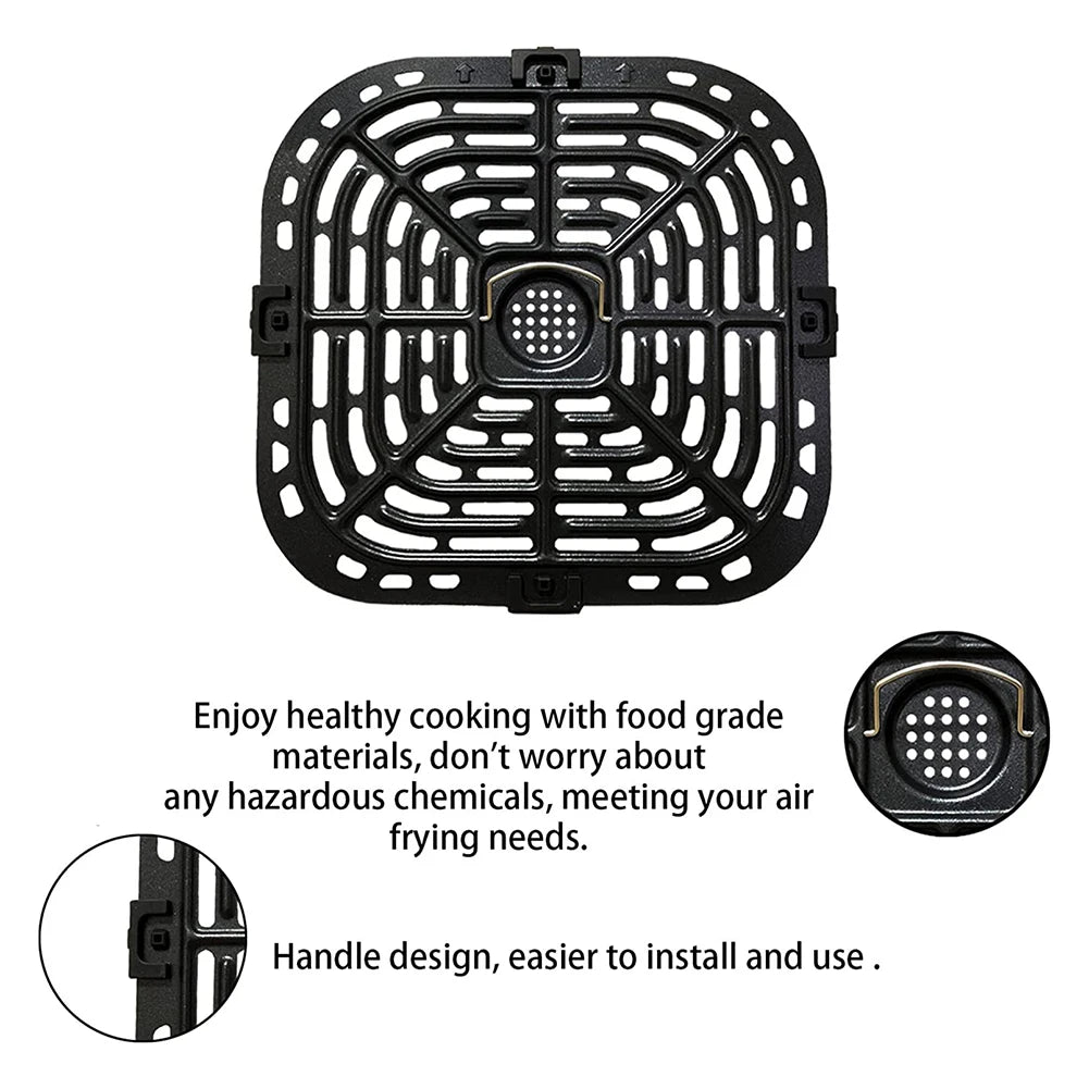 Air Fryer Rubbers Bumpers Fit Power Air Fryer Crisper Plate Air Fryer Replac Protective Covers For Air Fryer Grill Pan