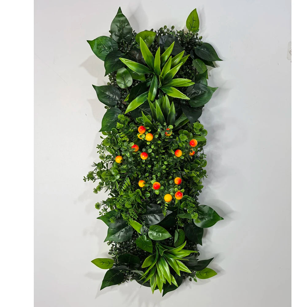 25*75CM Artificial Lawn  Plant Green Imitation Grass Plant Wall Panel Home Decoration Shingle Nail