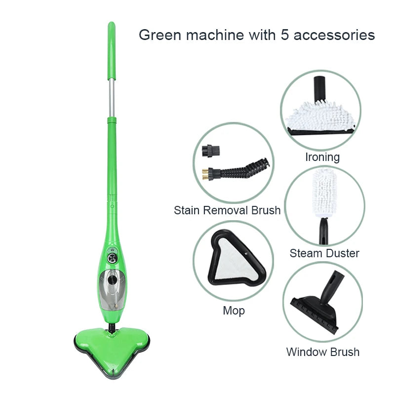 110V Household Quick Drying Steam mop High temperature sterilization Mite Removal Multifunctional Steam cleaner for all floors
