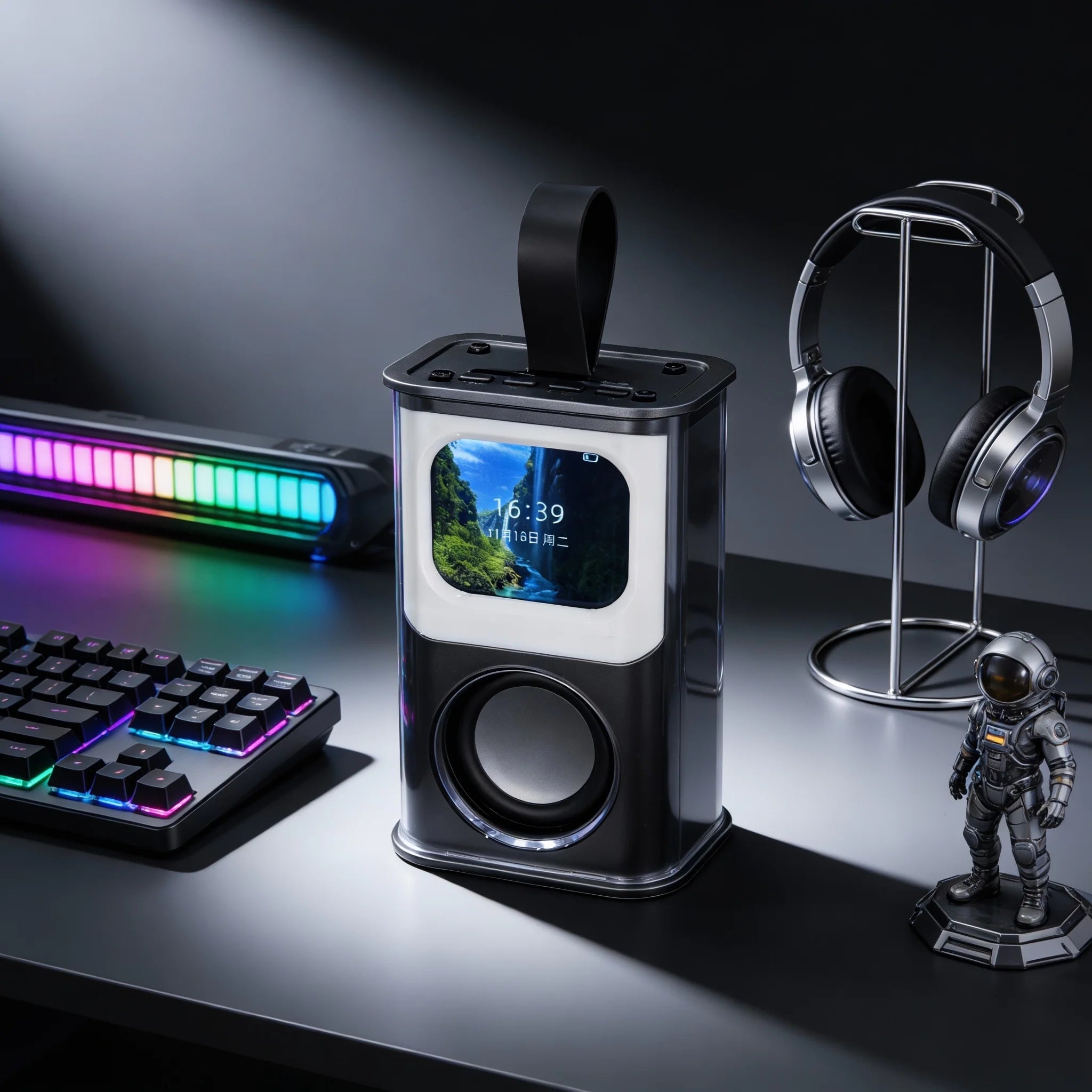 AI  Speaker with Voice Interaction Customizable Multi-color Voiceprint Recognition AI Large Model Chat DeepSeek Home Decor