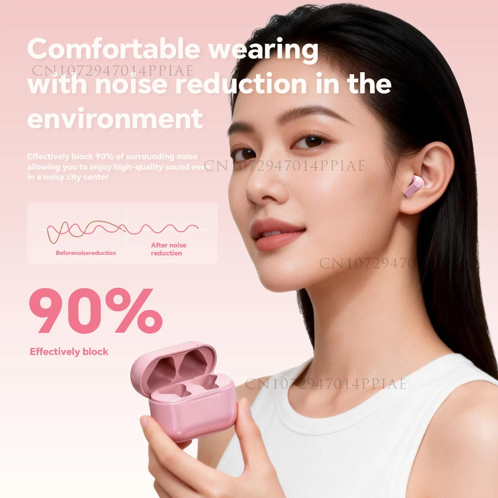 New Mini Earphones Wireless Bluetooth Earbuds Long-Lasting TWS Noise Cancellation Headphones Extended Battery Life With Mic