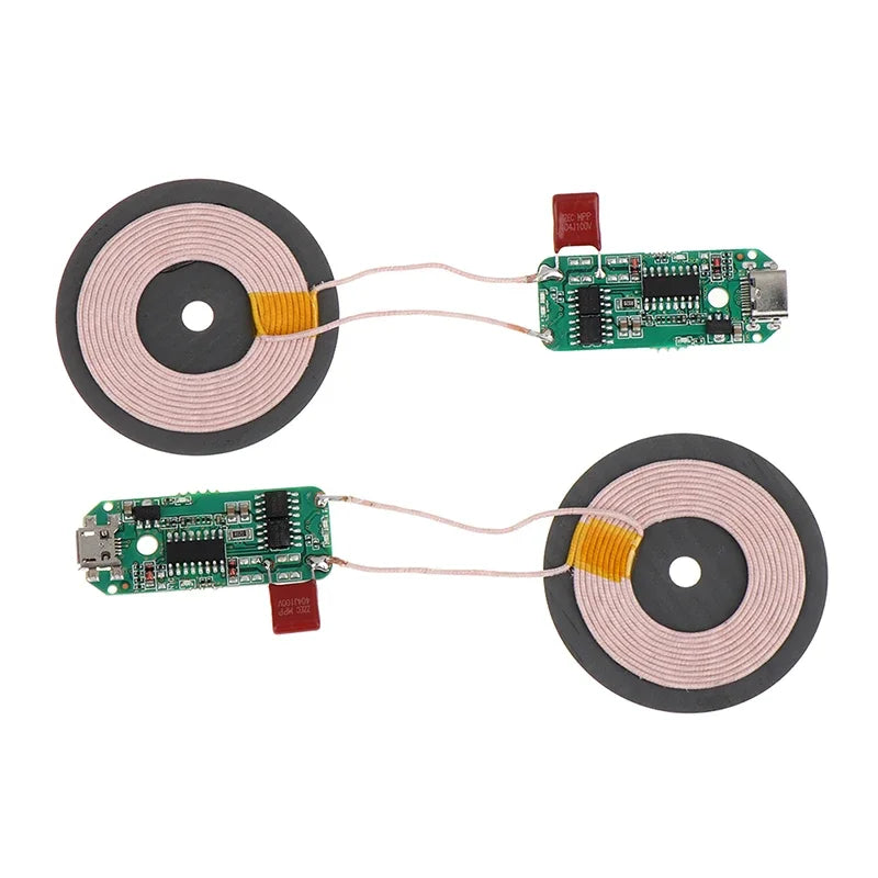 5W/10W/15W Wireless Power Supply Module Wireless Charger Module Transmitter Receiver Terminal Circuit Board Module for DIY Phone