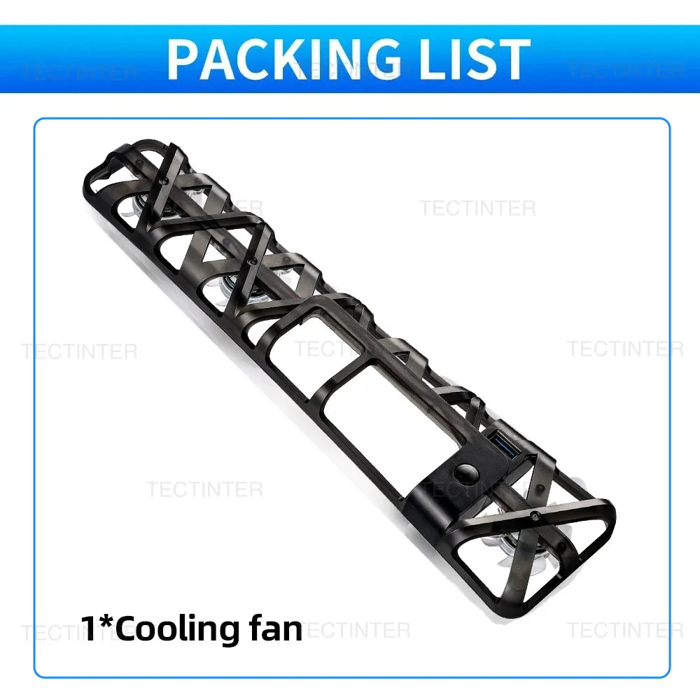 Cooling Fan with LED Light for Playstation 5 Slim Disc and Digital Editions Cooling System Cooler Base For PS5 Slim Accessories
