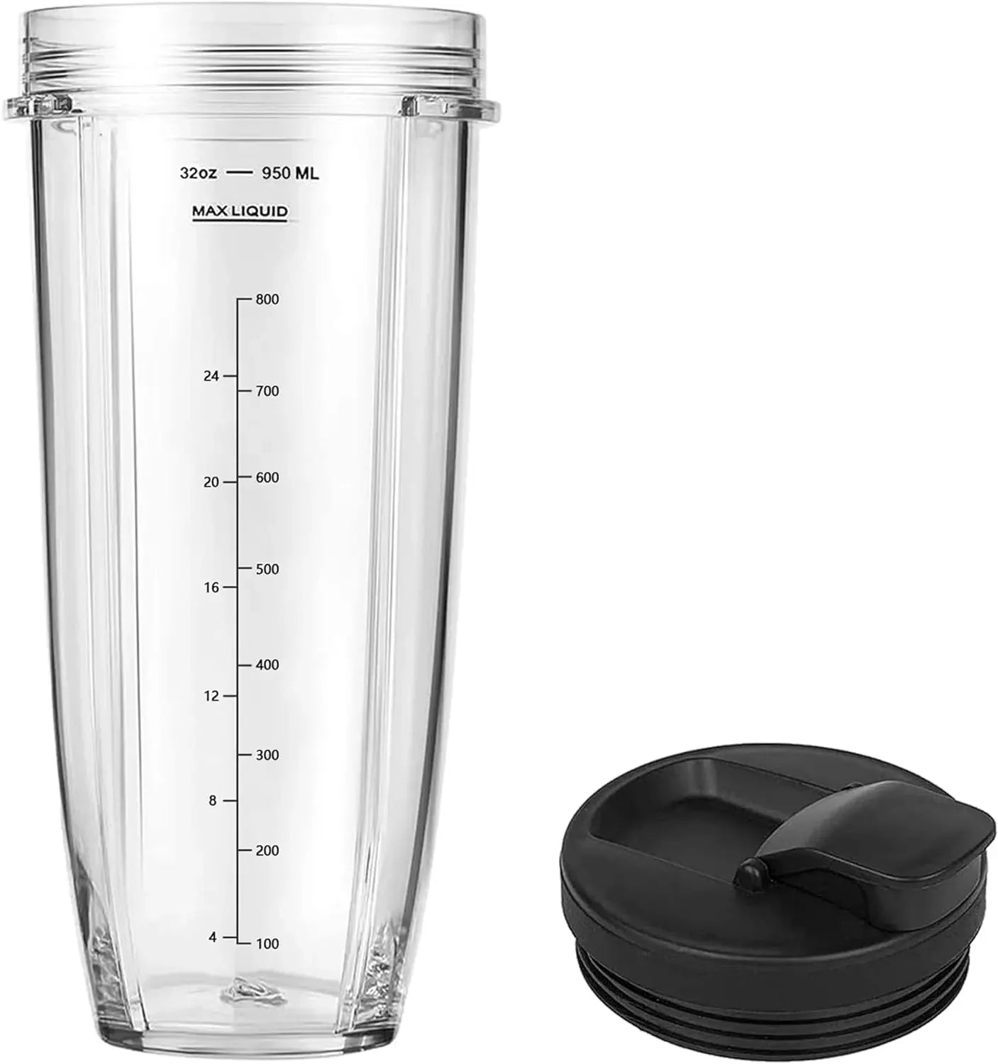 18/24/32OZ Cups for Ninja Blender with Lid for Ninja Auto iQ BL480 BL481 BL482 BL490 BL640 BL450 BL482 BL682 BL642 BL640