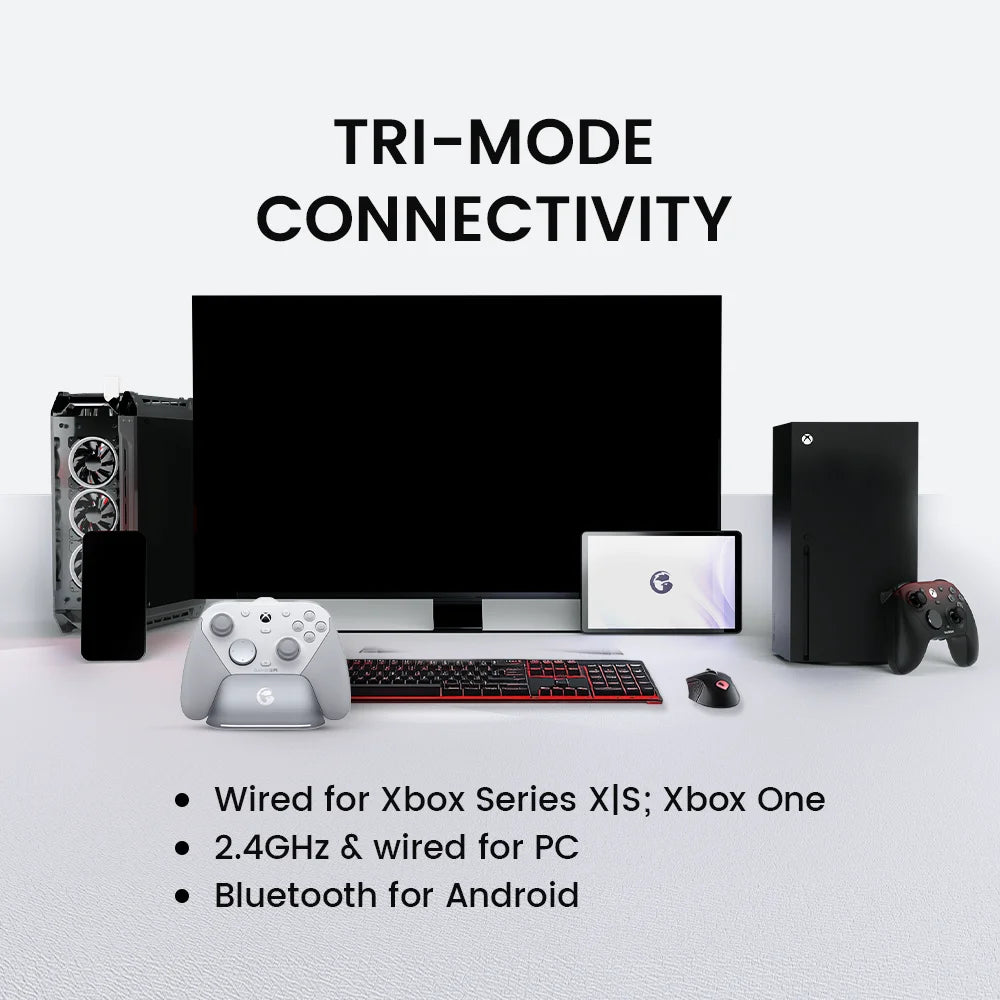 GameSir G7 Pro Xbox Series X|S Controller - TMR Sticks, Hall Effect Triggers, 1000Hz Polling, 6-Axis Gyro, Charging Station