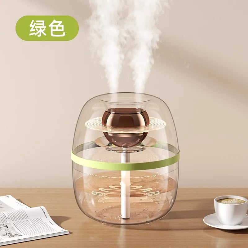 Humidifier Air Purifier Double Spray Humidifier with Night Light Quiet Humidifier Cool Mist Aromatherapy Heavy Fog Home Tool New