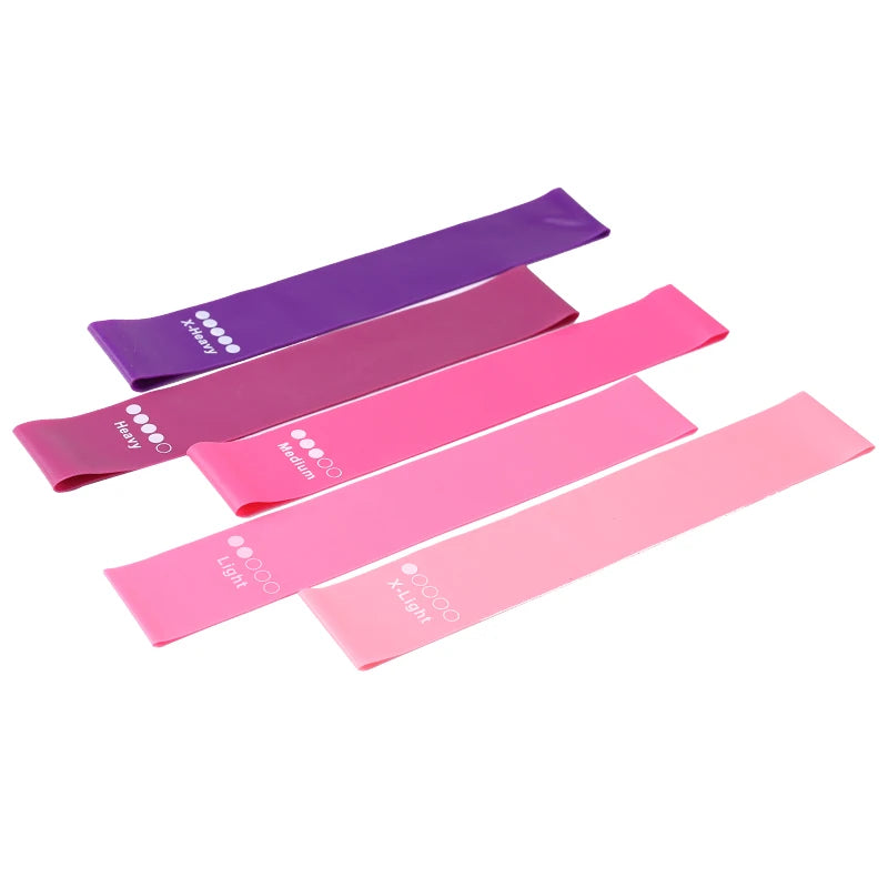 5Pcs Fitness Elastic Band Resistance Band Yoga Exercise Training Gym Fitness  Sports Ring Sports Crossfit Resistance Bands